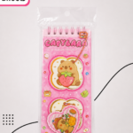 Capybara Pink Notebook Set with Stickers & Keychain