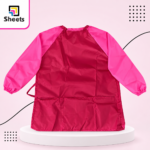 Sheets Long Sleeved Apron – Size S – Burgundy - Image 2