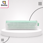 Transparent Mesh Pencil Case – Green