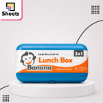 Banana 1.2L 3-in-1 Turquoise Lunch Box