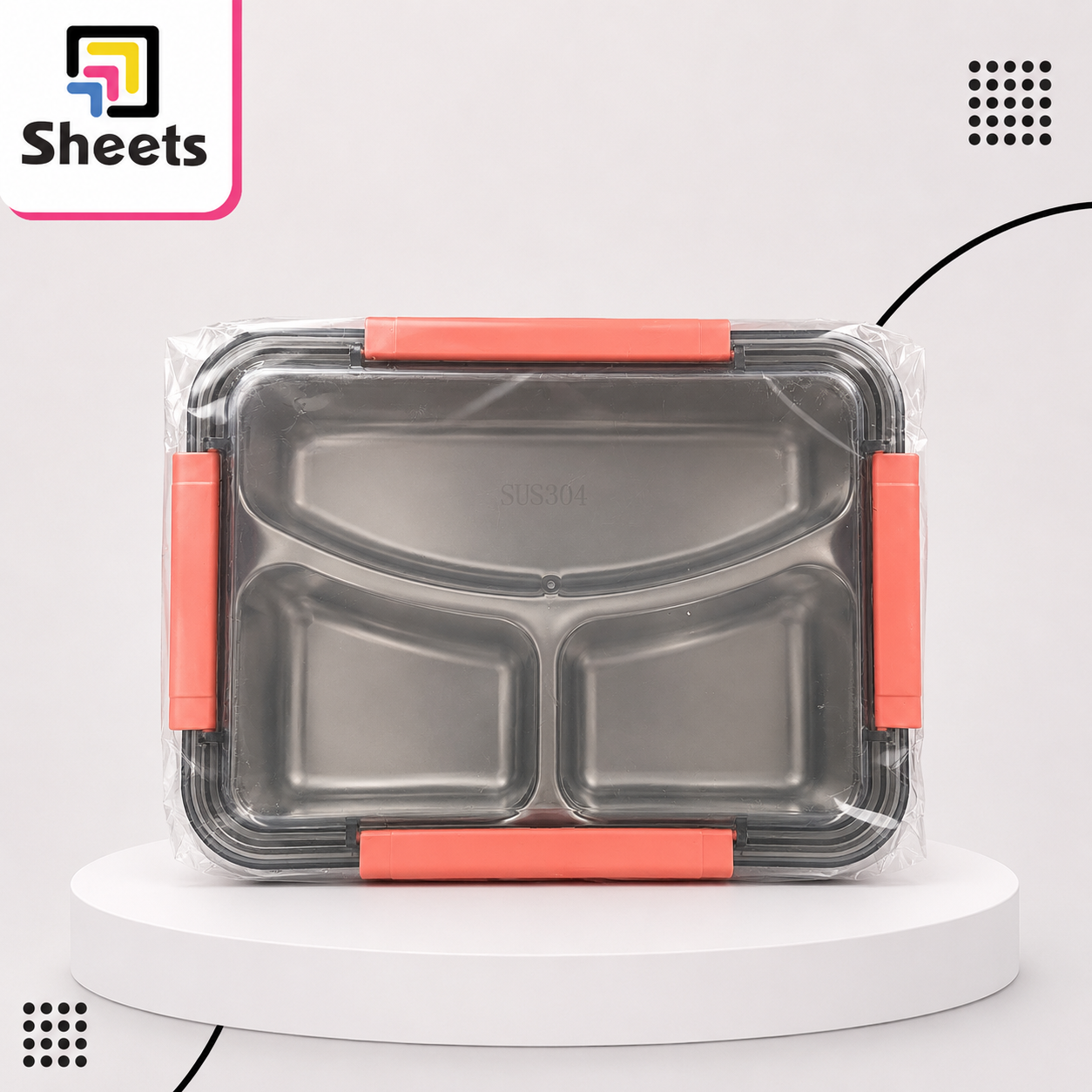 ChatGPT Image Aug 16, 2026, 02_24_09 PM Double-Layer acrylic Lunch Box SUS304 - Image 1