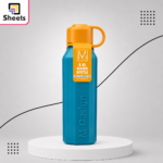 M.Design 800ml Green & Orange Water Bottle