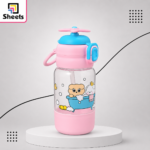 Airplane Kids 680ml Pink Water Bottle