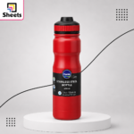 Tank 650ml Red Stainless Steel Water Bottle
