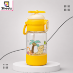 Airplane Kids 680ml Yellow Water Bottle