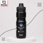 Tank 650ml Black Stainless Steel Water Bottle