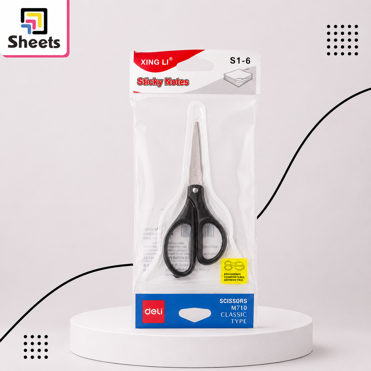 ChatGPT Image Aug 18, 2026, 01_52_19 PM Deli Classic Scissors – Black - Image 1
