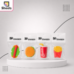 3D Food-Shaped Eraser