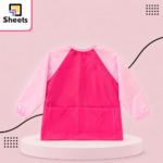Sheets Long Sleeved Apron – Hot Pink - Image 2