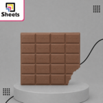 Mini Scented Notebook – Milk Chocolate Bar Design - Image 2