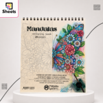 Mandalas Colouring Book – Butterfly & Floral Designs (20 Pages)