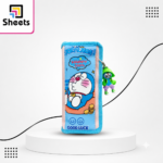 Doraemon Triple Pencil Case with Charm – Blue