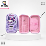 Kuromi Wide Hard Shell Pencil Case with Calculator