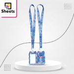 Stitch Character Vertical ID Card Holder with Printed Lanyard