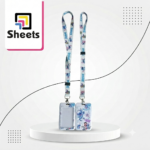 Stitch Character Vertical ID Card Holder with Printed Lanyard