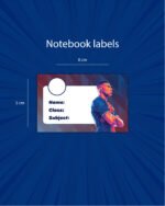 Notebook Labels - 30 Pcs - Image 48