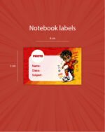 Notebook Labels - 30 Pcs - Image 50