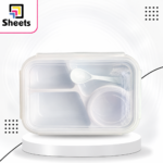 3-Piece Lunch Box Set + Cup & Spoon