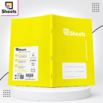 Sheets Double Lined Notebook A5 – 60 Sheets (Yellow)