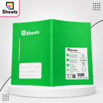 Sheets Medium Square Notebook A5 – 60 Sheets (Green)