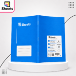 Sheets Small Square Notebook A5 – 60 Sheets (Blue)