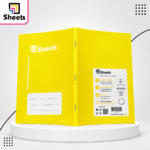 Sheets Small Square Notebook A5 – 60 Sheets (Yellow)