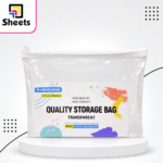 Transparent PVC Storage Bag with Zipper