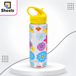 500ML Cartoon Water Bottle with Straw