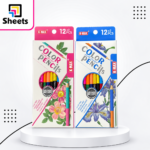 K-Max 12pcs Double-Sided Colored Pencils – 24 Colors