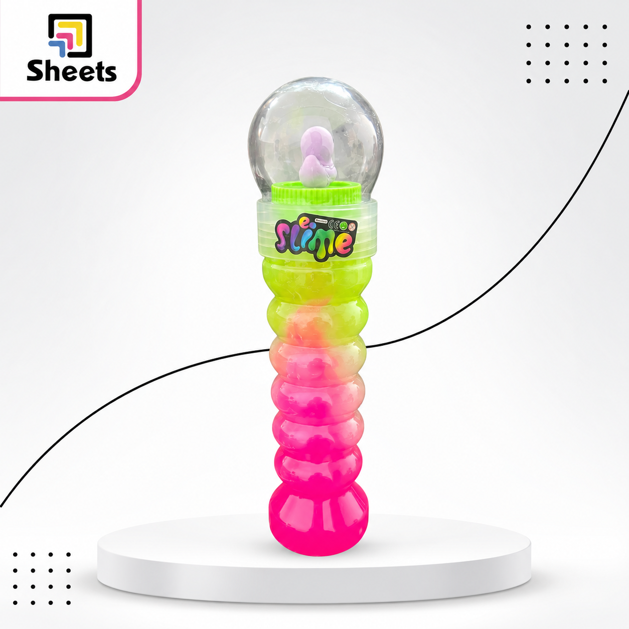 10582 - ( كود 10582 ) - ( القسم ادوات مكتبية ) - ( الصنف سلايم-70 ) سعر البيع 70 (2) Slime - Image 1