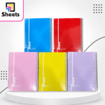 Bravo 100 Sheets 3-Subject Notebook – Assorted Colors