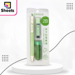 2B Mechanical Pencil Set with Leads & Eraser – Green