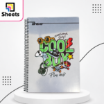 Bravo A4 Silk 80 Sheets Notebook – Grey Cover