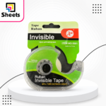 Ruban Invisible Tape with Dispenser – 18mm × 33m (Green)