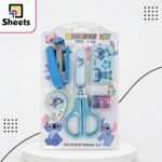 Stitch 5-in-1 Stationery Set – Blue