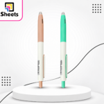 Writech Retractable Gel Pen 0.7mm – Brown & Green Ink