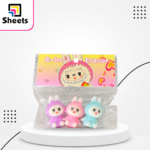 Labubu 3-Piece Eraser Set – Assorted Colors