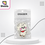 K1 Cute White Puppy Eraser