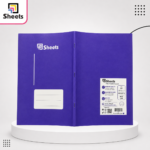 Sheets Lined Notebook – 60 Sheets A4 (Purple)