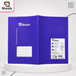 Sheets Lined Notebook – 100 Sheets A4 (Purple)