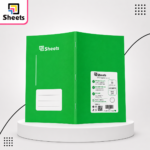 Sheets Lined Notebook – 100 Sheets A4 (Green)