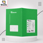 Sheets 9-Lined Notebook – 40 Sheets A4 (Green)