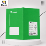 Sheets Small Square Notebook A4 – 60 Sheets (Green)