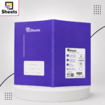 Sheets Small Square Notebook A4 – 40 Sheets (Purple)