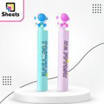 Astronaut Character Pen with Ruler – Blue & Purple