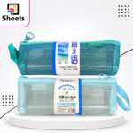 Simplicity Mesh Pencil Case – Blue & Baby Blue