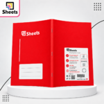 Sheets lined Notebook A5 – 28 Sheets (Red)