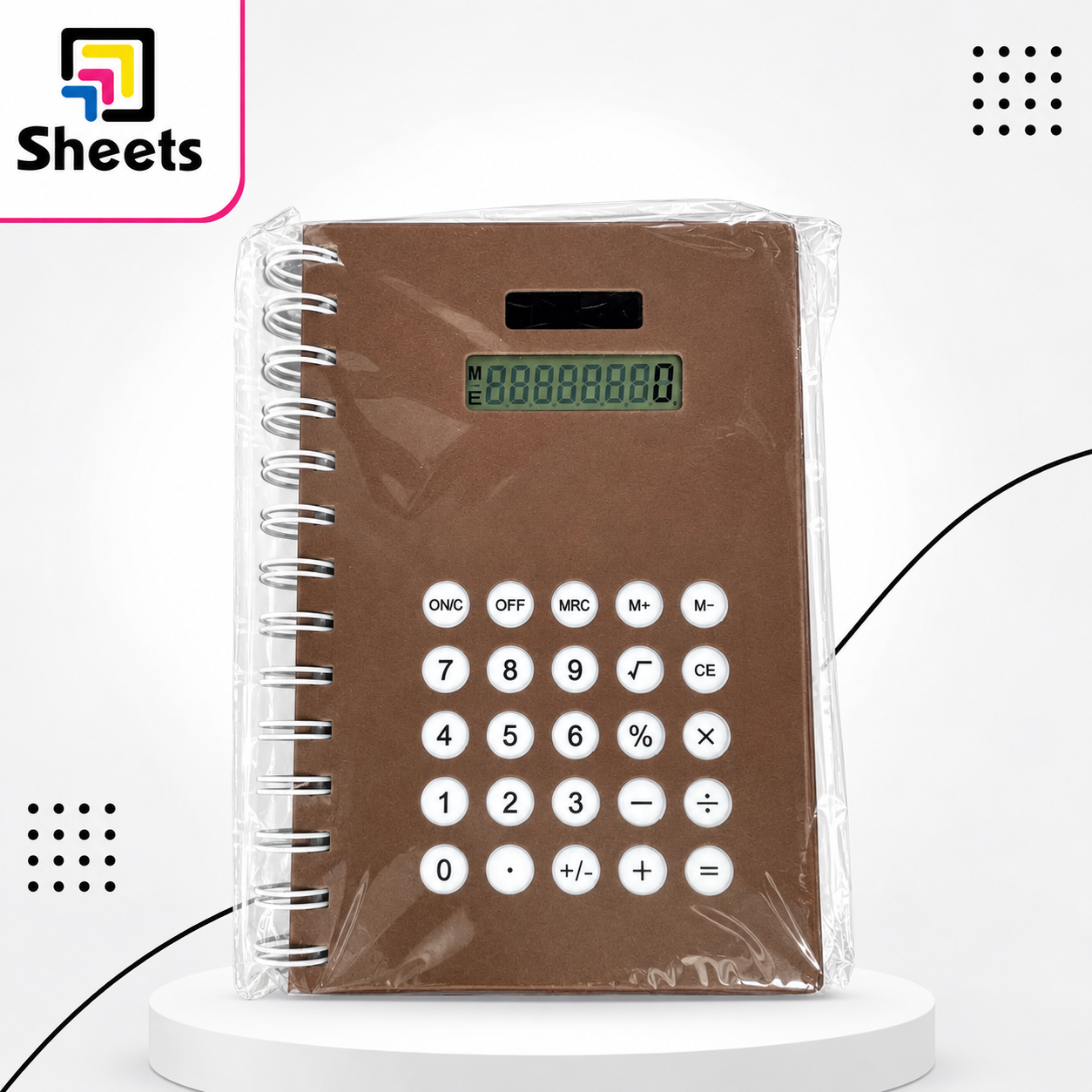 ChatGPT Image Sep 5, 2026, 02_41_49 PM Calculator Notebook – Brown - Image 1