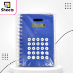 Calculator Notebook – Blue