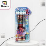 Spider-Man HB Pencils Set – 12 Pieces with Sharpener